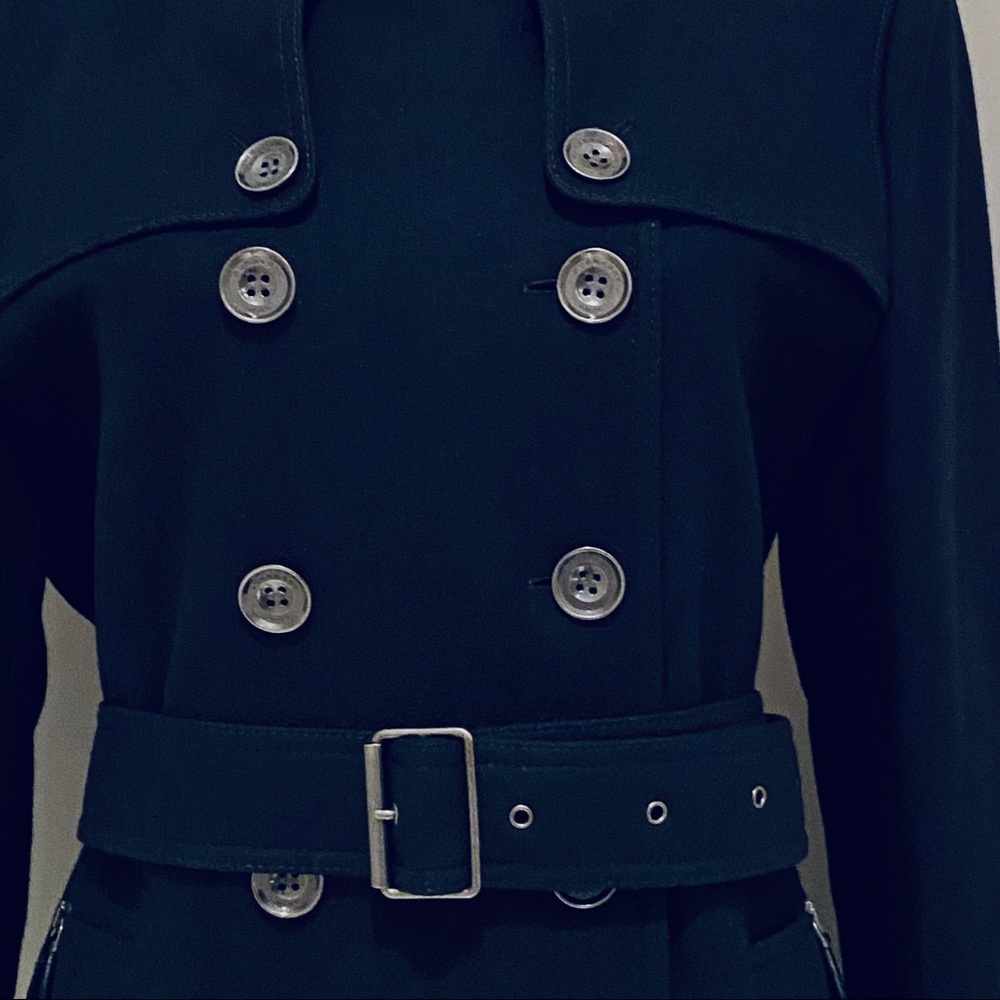 BURBERRY DAYLESMOORE WOOL BLEND COAT - Picture 3 of 13